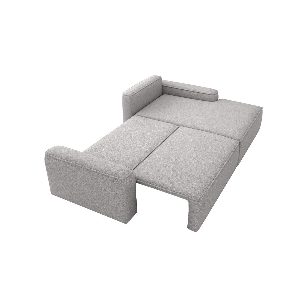 ECKSOFA OTATTI mit Schlaffunktion, Hellgrau - Hellgrau, Textil (245/160cm) - Fedve