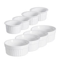AUFLAUFFORMEN Bianco weiß ø 10 / 11 cm 8er Set - Weiß, Keramik (1/1/1cm) - Ritzenhoff Breker