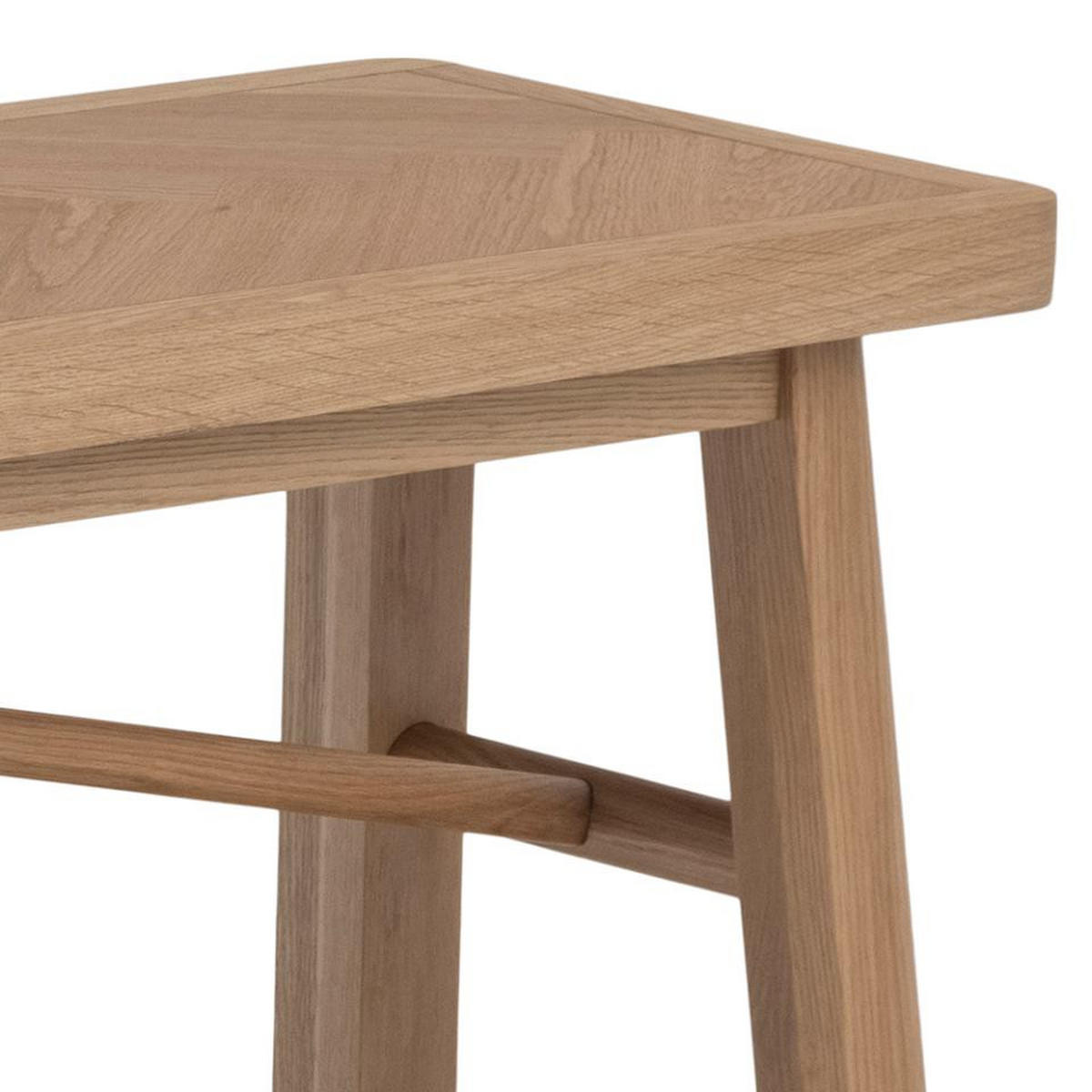 SITZBANK, Galway, Eiche, Holz, 200 x 36 x 45 cm - Eichefarben, Holz/Textil (200/45/36cm) - ebuy24