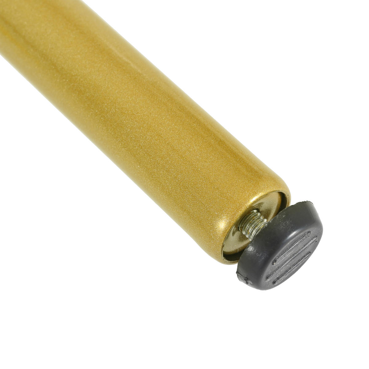 COUCHTISCH in Weiß mit Schubladen und goldenen Beinen für Wohnzimmer, B50/T50/H51 cm - Goldfarben/Weiß, Holzwerkstoff/Kunststoff (50/50/51cm) - STILVORA