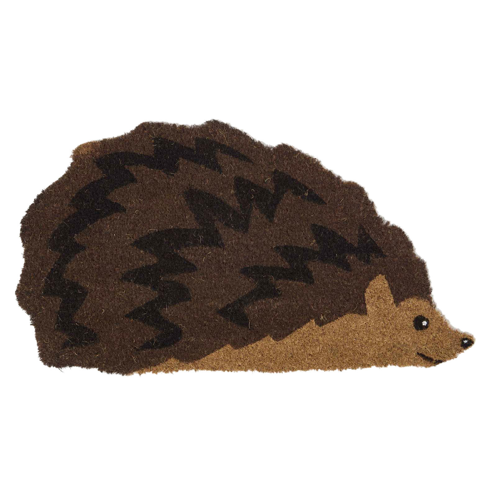 KOKOS-FUSSMATTE Igel 41/75 cm - Braun, Naturmaterialien (41/75cm) - Homescapes