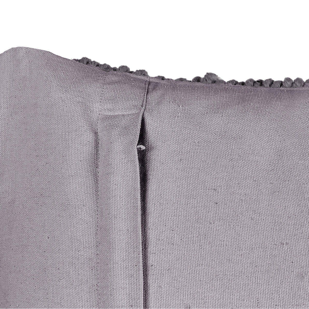 DEKOKISSEN 2er-Set Grau 45/45 cm Besham - Grau, Textil (45/45cm) - Beliani