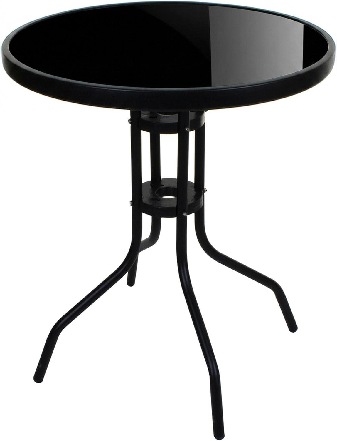 BALKONTISCH - Schwarz, Metall (60/60/69cm) - A2A Home