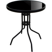 BALKONTISCH - Schwarz, Metall (60/60/69cm) - A2A Home
