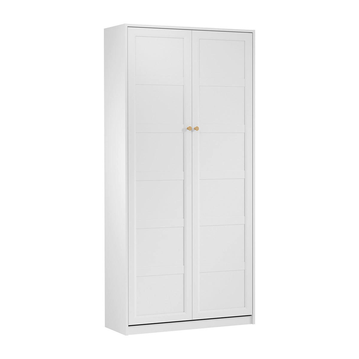 BETT 90/200 Fergus Weiß - Weiß, Holzwerkstoff (90/200cm) - Petits-meubles