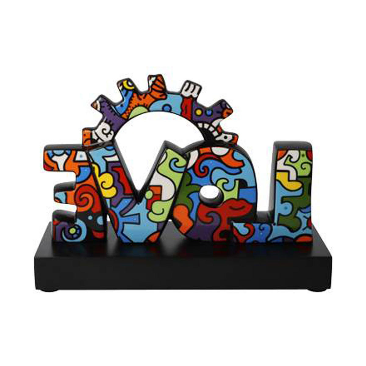 DEKOFIGUR Evolution of love, Dekoration, Porzellan - Multicolor, Keramik (0.85/15/22cm) - Goebel