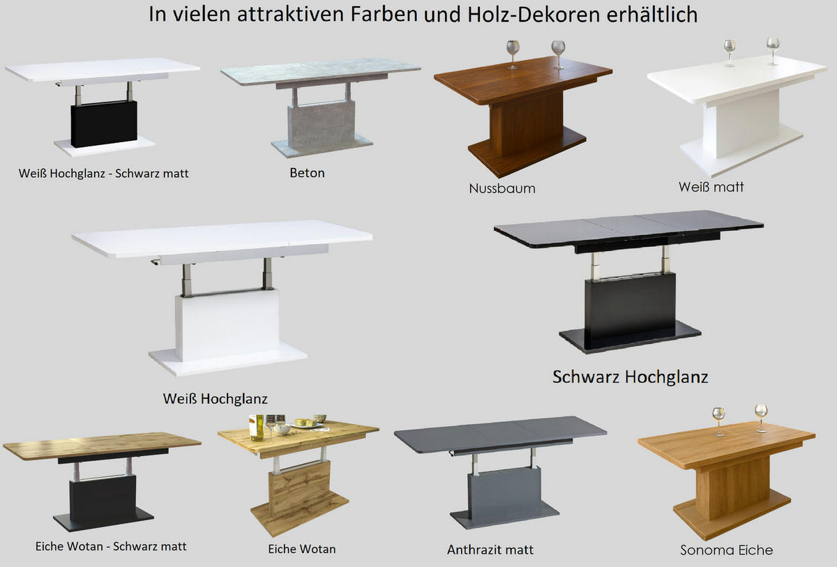 COUCHTISCH rechteckig Beton 126/70/58 cm - Hellgrau, Holzwerkstoff (70/126/57cm) - designimpex