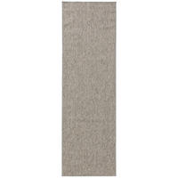 OUTDOORLÄUFER Iowa Hellgrau 80x300 cm - Hellgrau, Kunststoff (80/300cm) - benuta