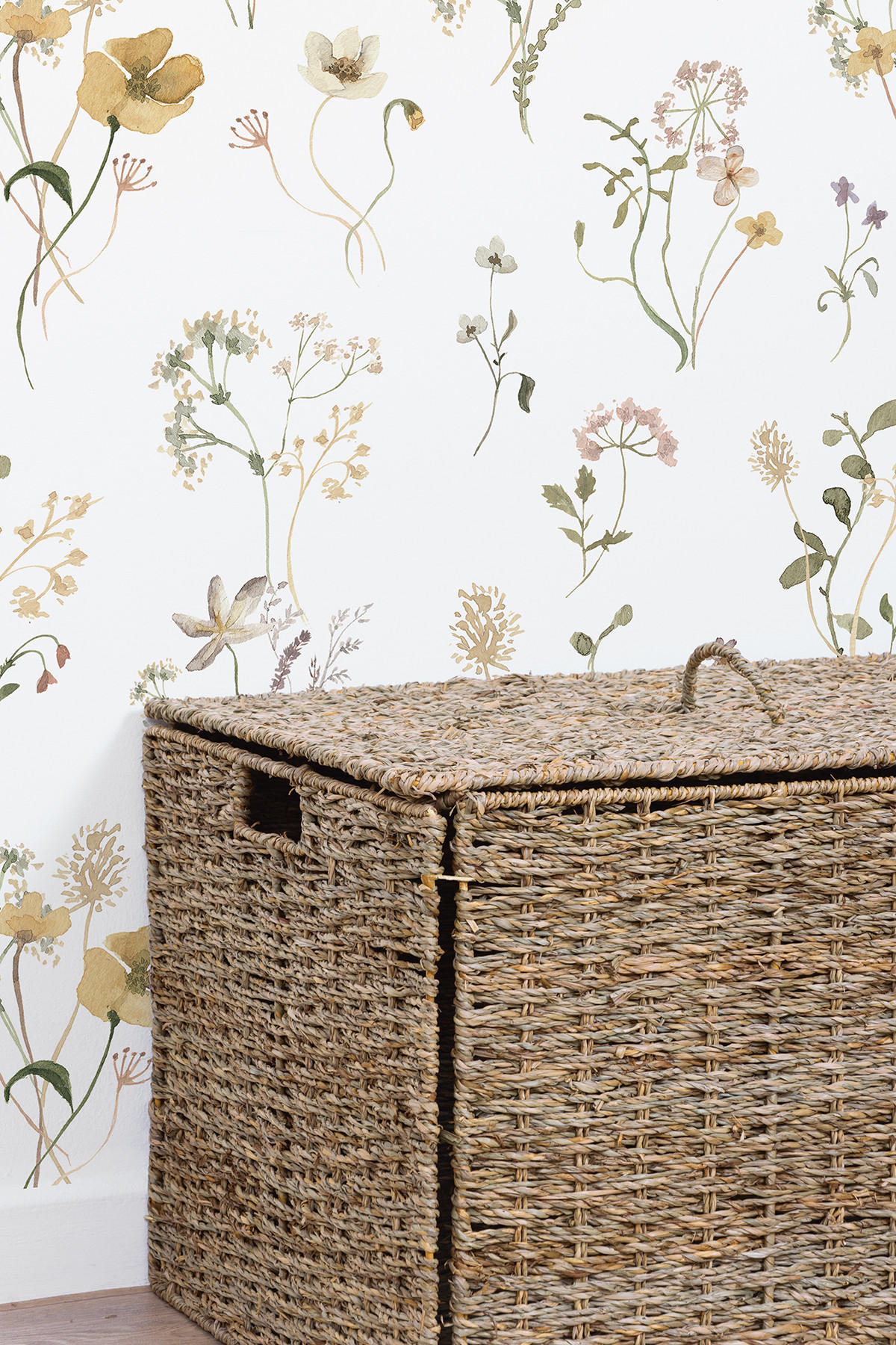 VLIESTAPETE Mademoiselle, Botany 50cm x 10m, weiß - Multicolor, Papier (50/1000cm) - Lilipinso