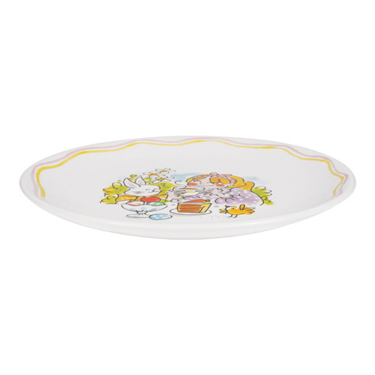 TELLER Ostern in Bunt - 18cm - Multicolor, Keramik (18/18/2cm) - Blond Amsterdam