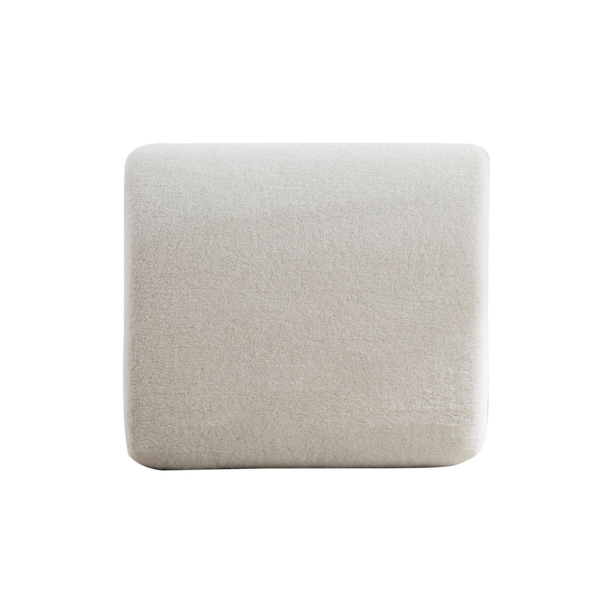 SESSEL DE-35154 mit Hocker Ivory - Creme, Textil (177/71/79cm) - ComfortXL