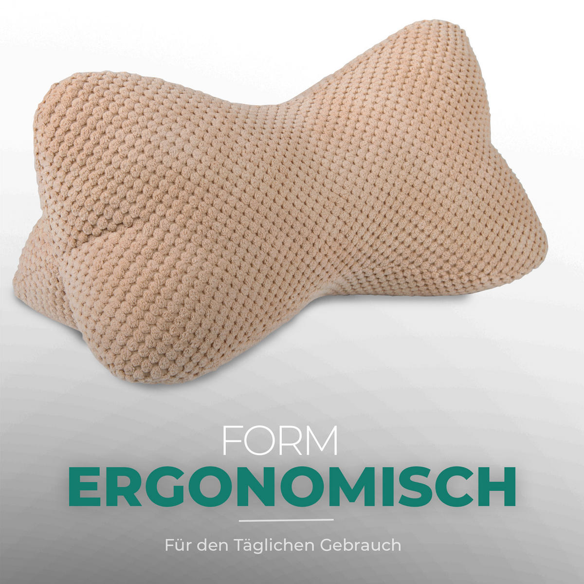 LESEKNOCHEN 18x35 cm Hellbraun - Hellbraun, Textil (18/35cm) - Bestlivings