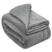 DECKE Alina 150/200 cm Hellgrau/Hellgrau - Grau, Textil (150/200cm) - Beautissu 