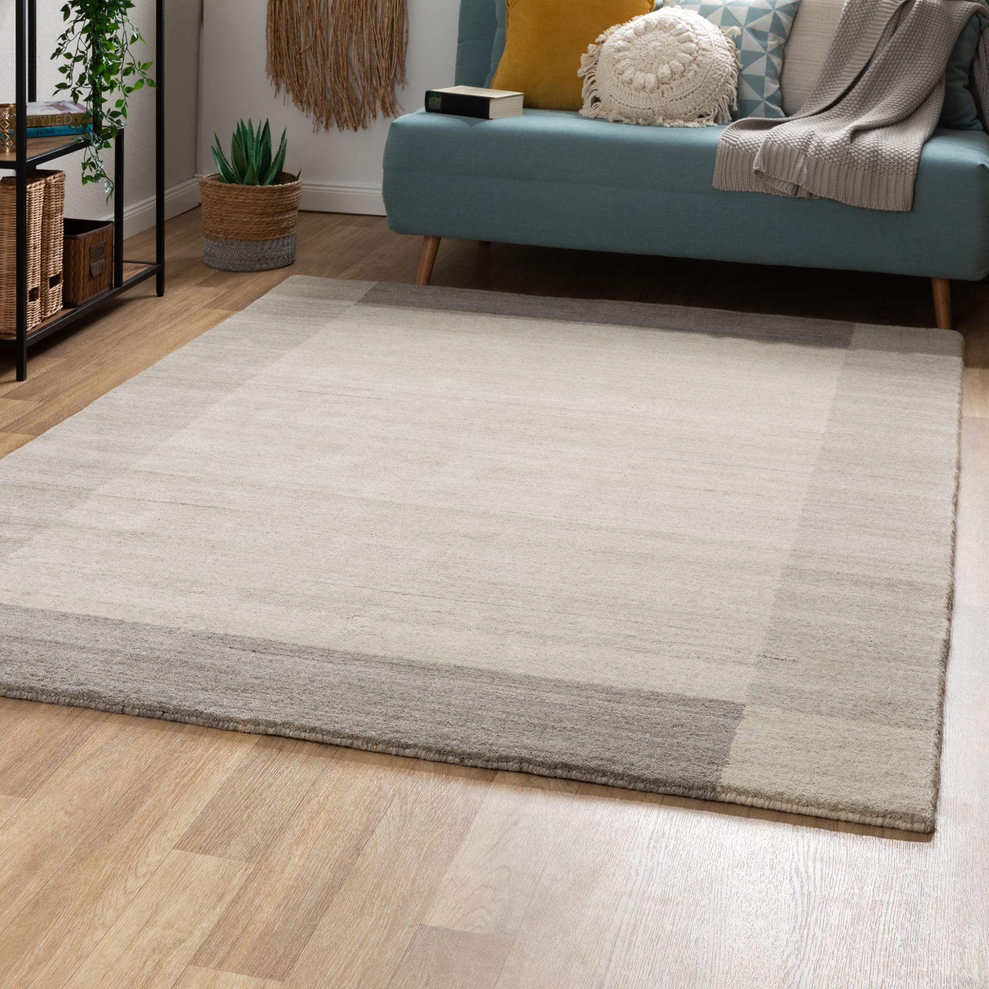 WOLLTEPPICH 160/230 cm Pali - Grau, Naturmaterialien/Naturmaterialen (160/230cm) - Steffensmeier