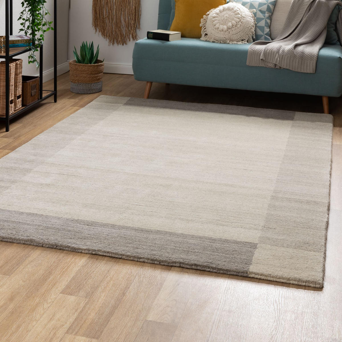 WOLLTEPPICH 160/230 cm Pali - Grau, Naturmaterialien (160/230cm) - Steffensmeier