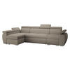 ECKSOFA Boston LCP, Seite: Links LCP+2R+1P(65) - Kaschmir/Silberfarben, Holz/Textil (320/170cm) - MIRJAN24