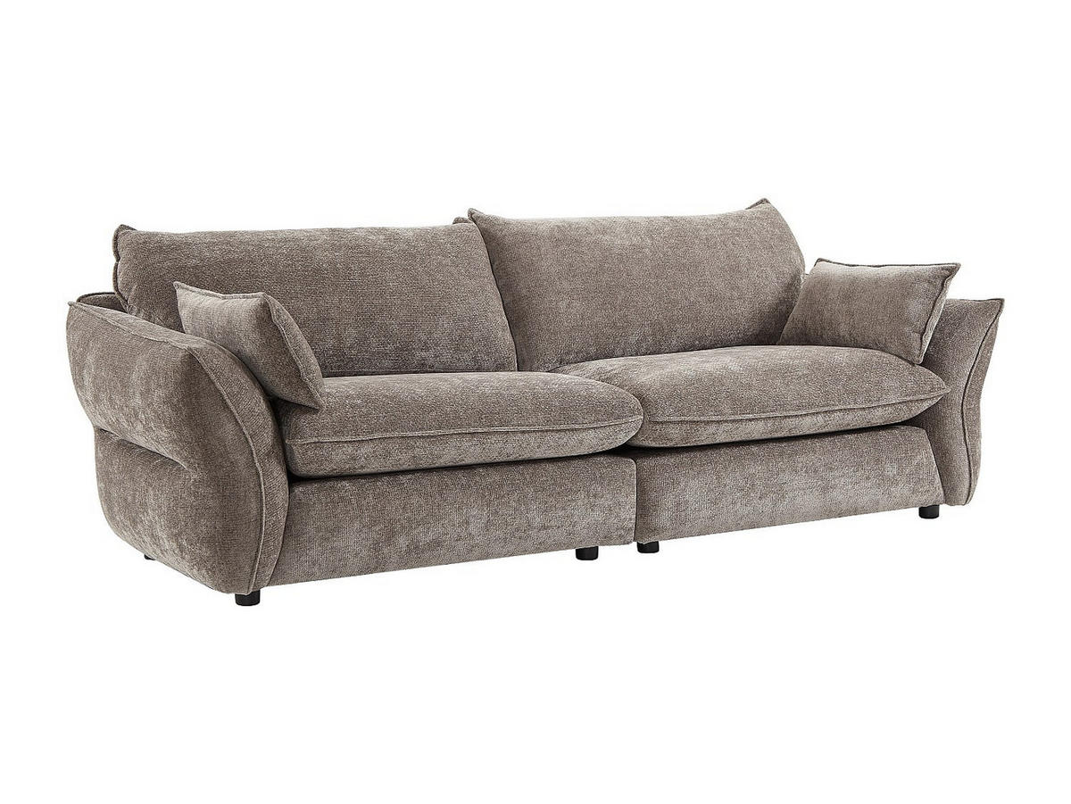 SOFA ohne Schlafmöglichkeit - -Sitzer - Stoff - Taupe - - Taupe, Textil (246/84/98cm) - Vente-Unique