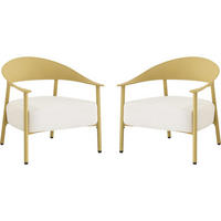 GARTENSESSEL céora Gelb - Gelb, Metall (73/76/69cm) - Habitat Garten