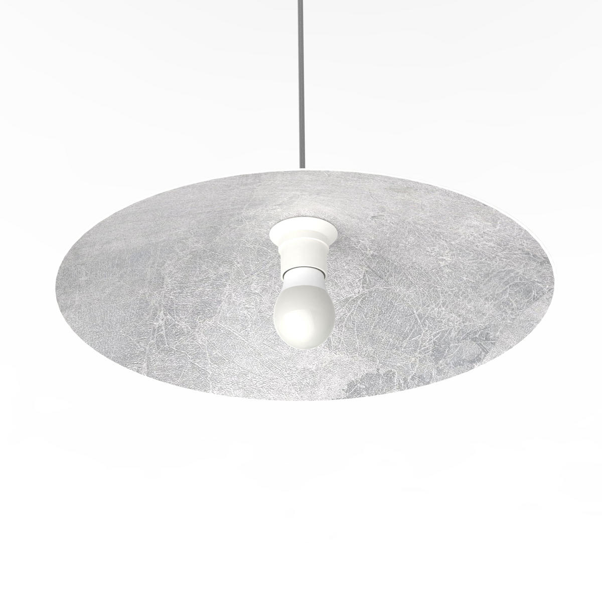 HÄNGELEUCHTE - Weiß, Metall (40/40/10cm) - Lumicom