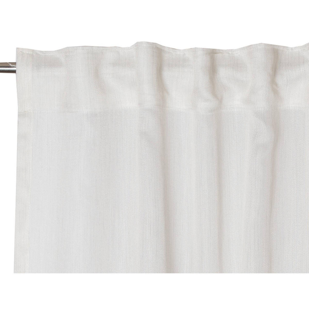 TRANSPARENTER SCHLAUFENVORHANG LIGHTLY - Naturfarben, Textil (130/1/250cm) - Esprit