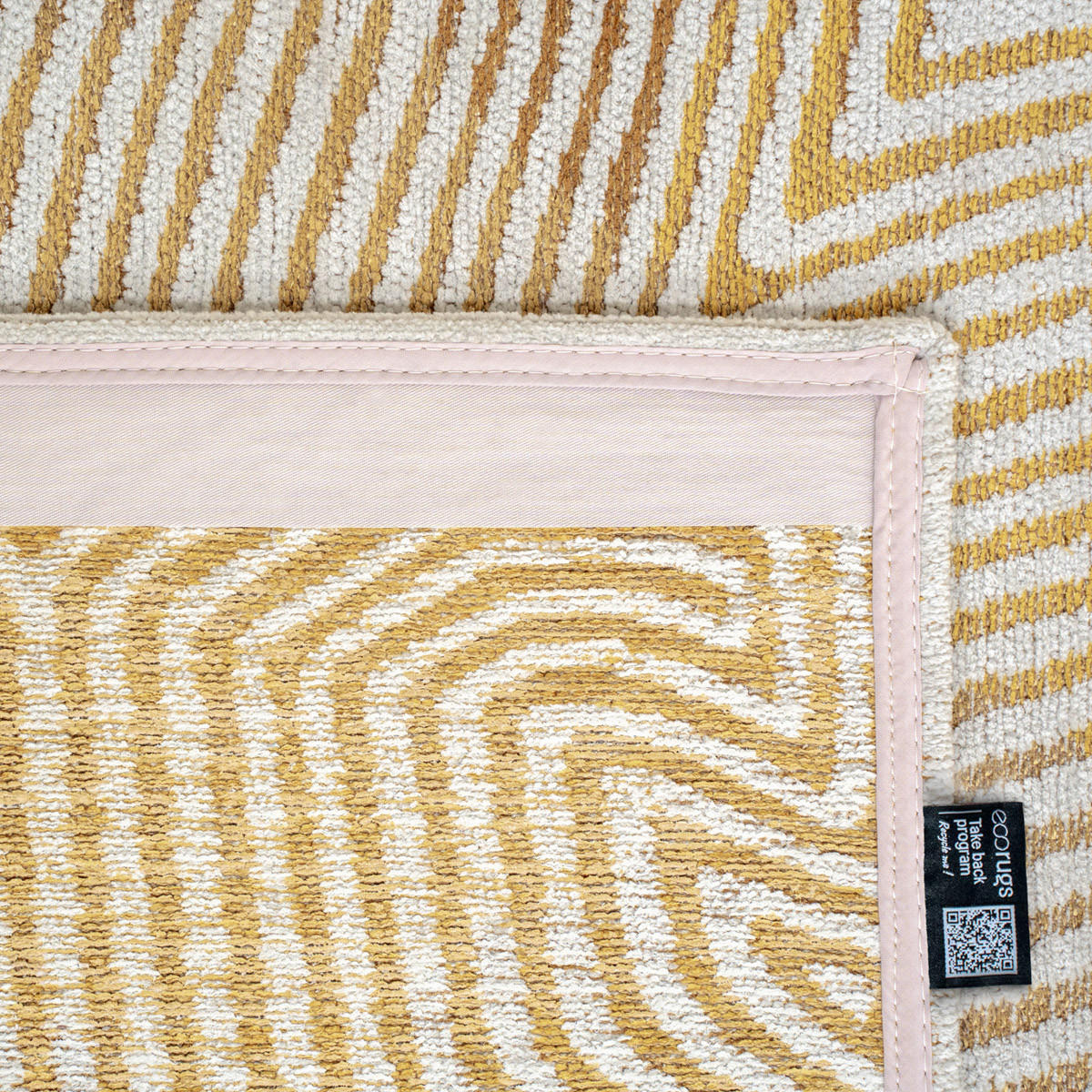 TEPPICH Yellow Hippy Coral 170/240 cm - Gelb, Textil (170/240cm) - Louis De Poortere