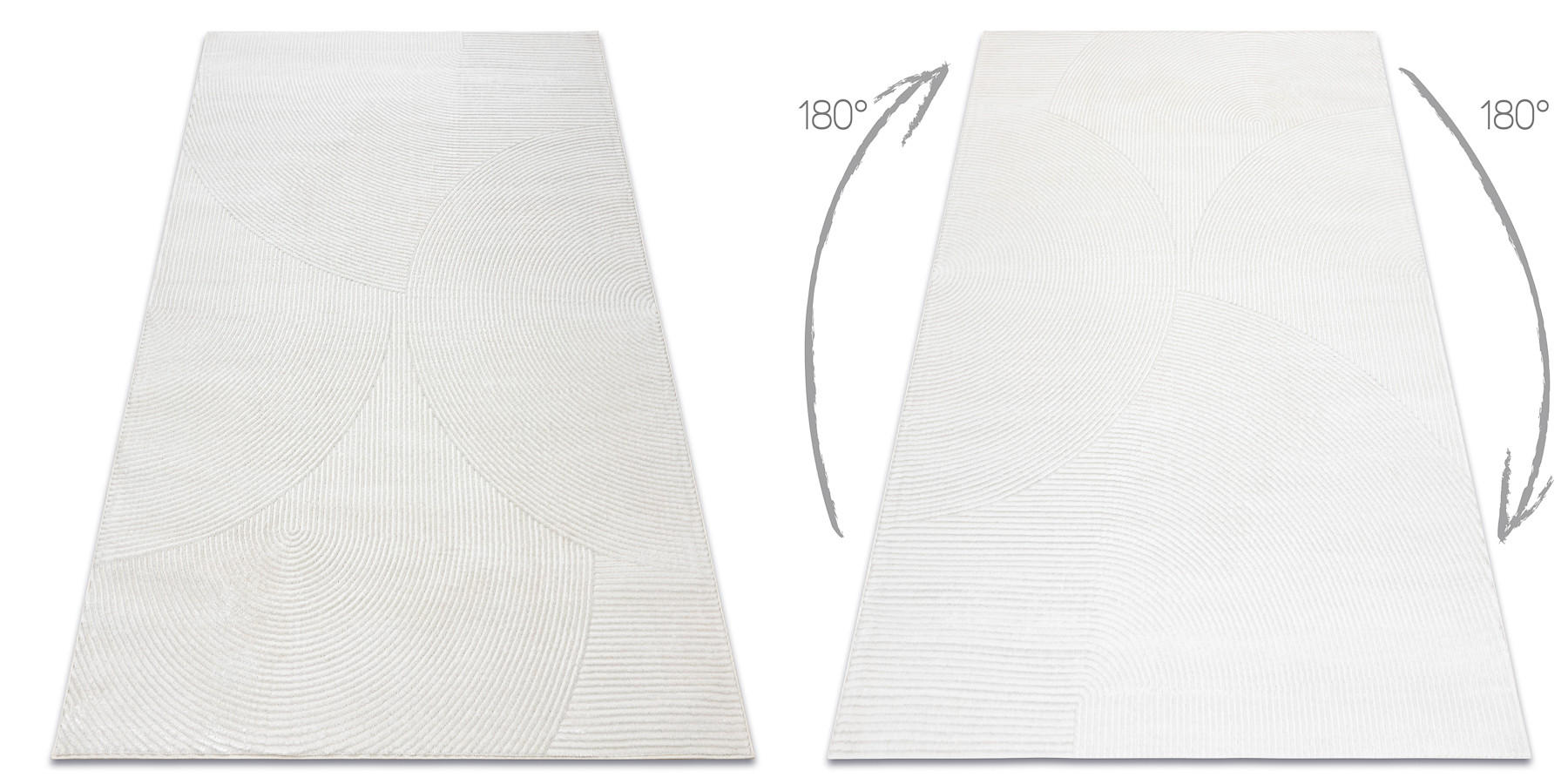 TEPPICH Balance 120/170 cm - Creme, Textil (120/170cm) - rugsX
