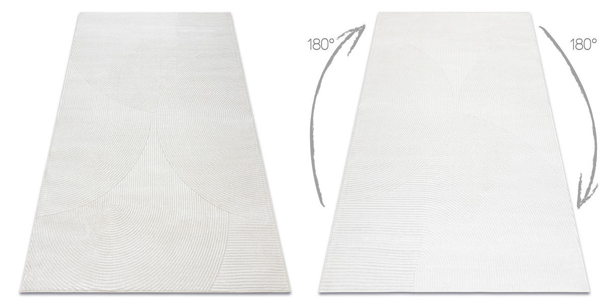TEPPICH Balance 120/170 cm - Creme, Textil (120/170cm) - rugsX