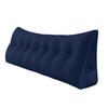 RÜCKENKISSEN Plüsch Dunkelblau 200 cm - Dunkelblau, Textil (50/200cm) - Vercart