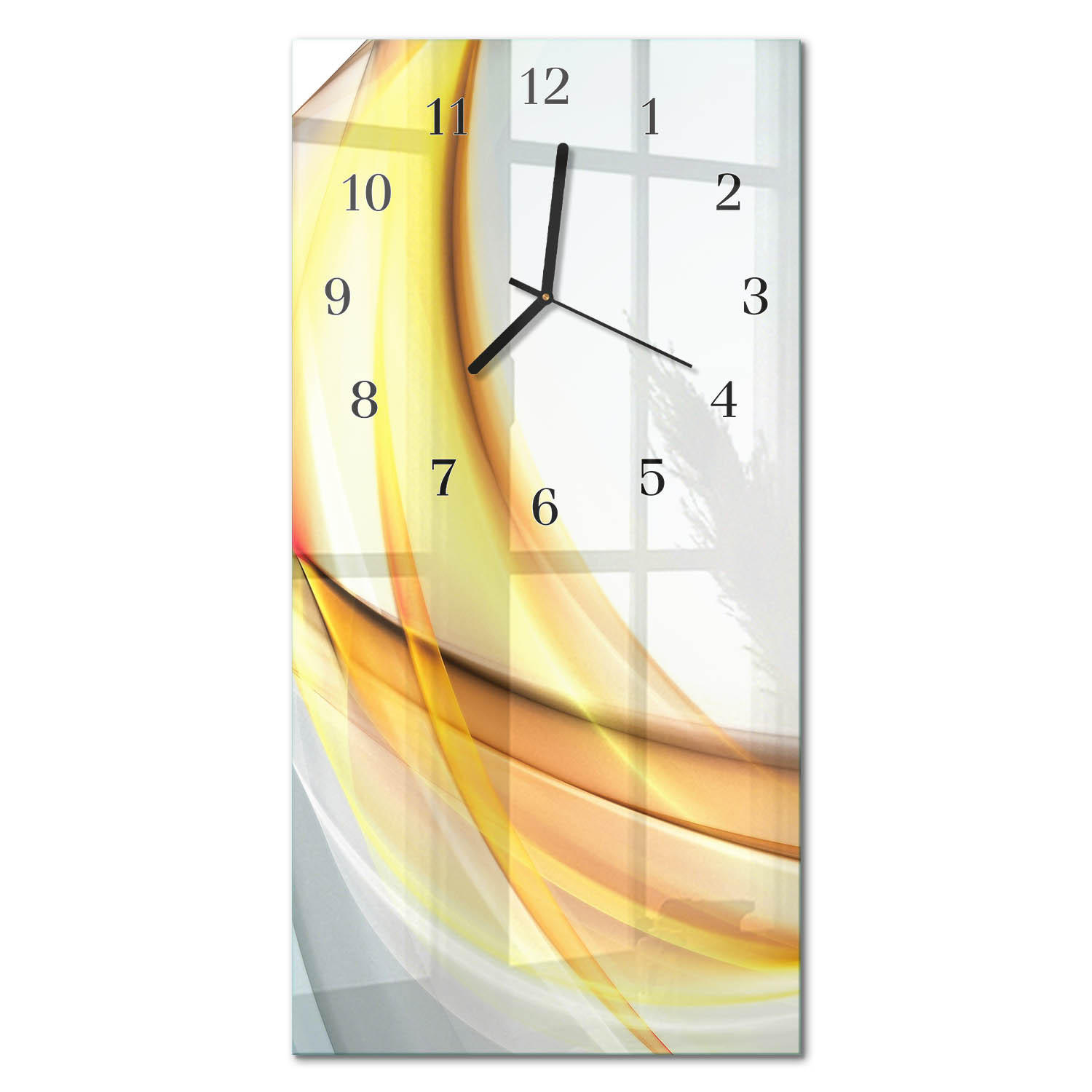 WANDUHR 60x30 cm - Horizont - Multicolor, Glas (30/60/0.4cm) - TULUP