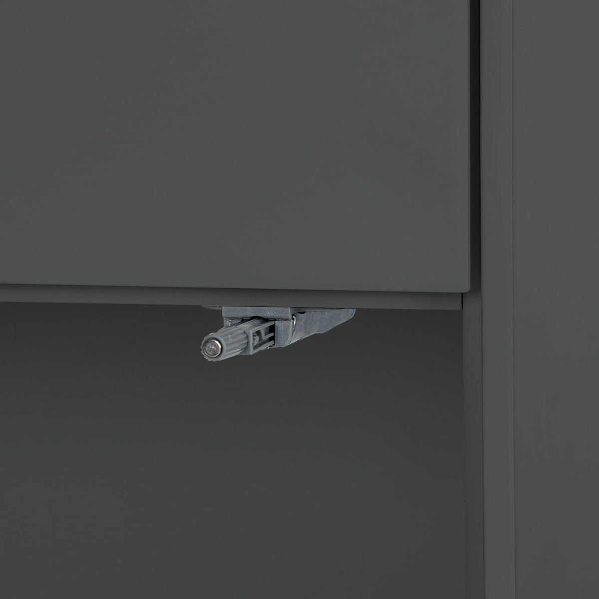 UNTERSCHRANK mit 1 Schublade - Eiche teilmassiv - Grau, Holz/Holzwerkstoff (40/97/32cm) - home24