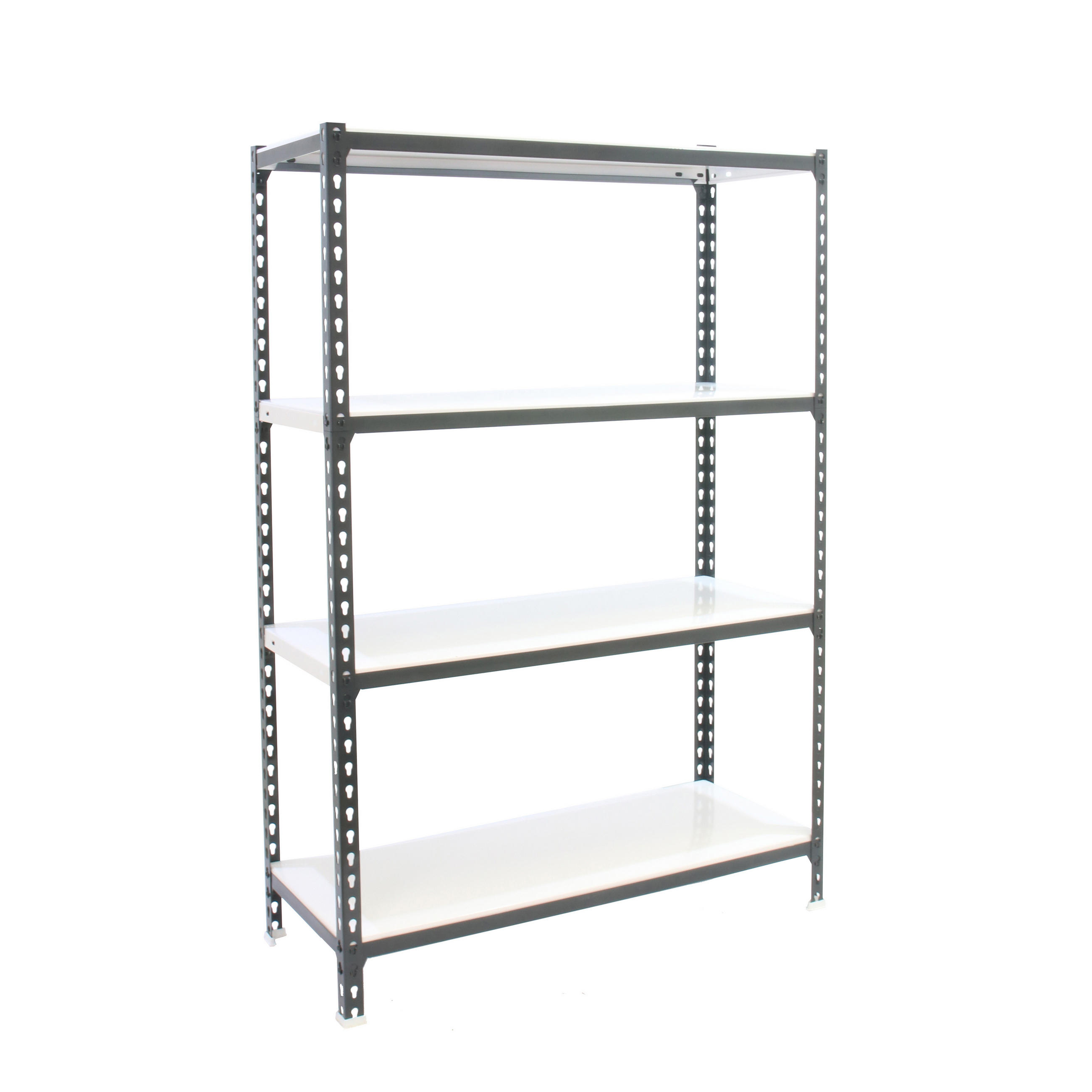 SCHWERLASTREGAL Mid Metal Shark HxBxT 150 x 90 x 30 cm Fachlast 180 kg Anthrazit-Weiß - Anthrazit, Metall (90/150/30cm) - PROREGAL