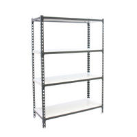 SCHWERLASTREGAL Mid Metal Shark HxBxT 150 x 90 x 30 cm Fachlast 180 kg Anthrazit-Weiß - Anthrazit, Metall (90/150/30cm) - PROREGAL