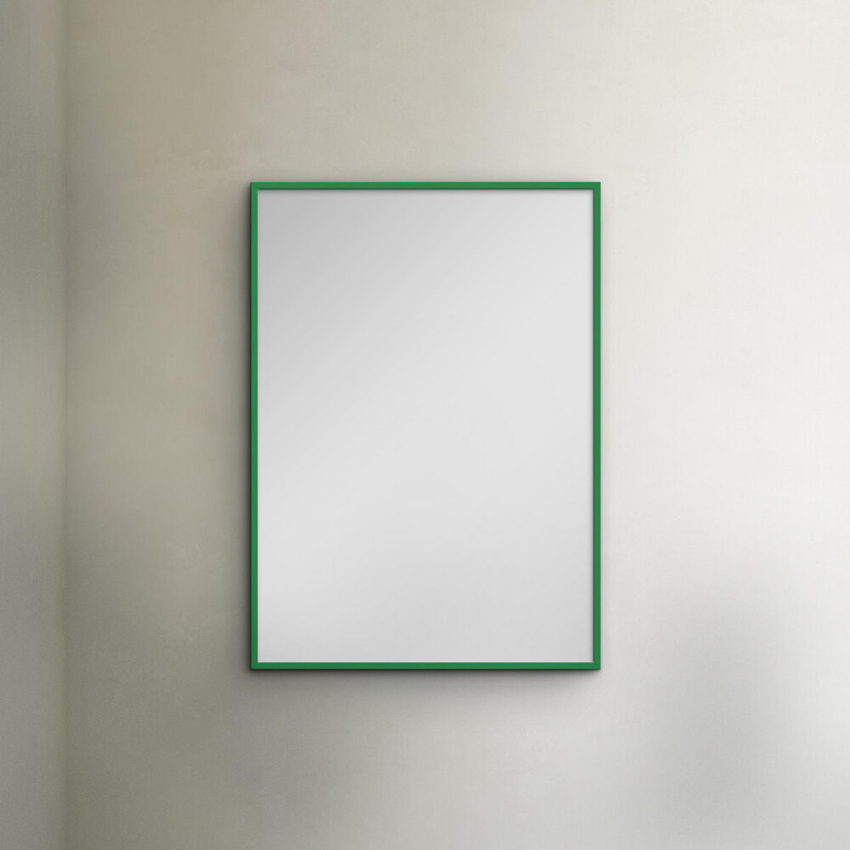 SPIEGEL - Grünes Holz - Grün, Holz/Papier (40/50/2cm) - Poster&Frame