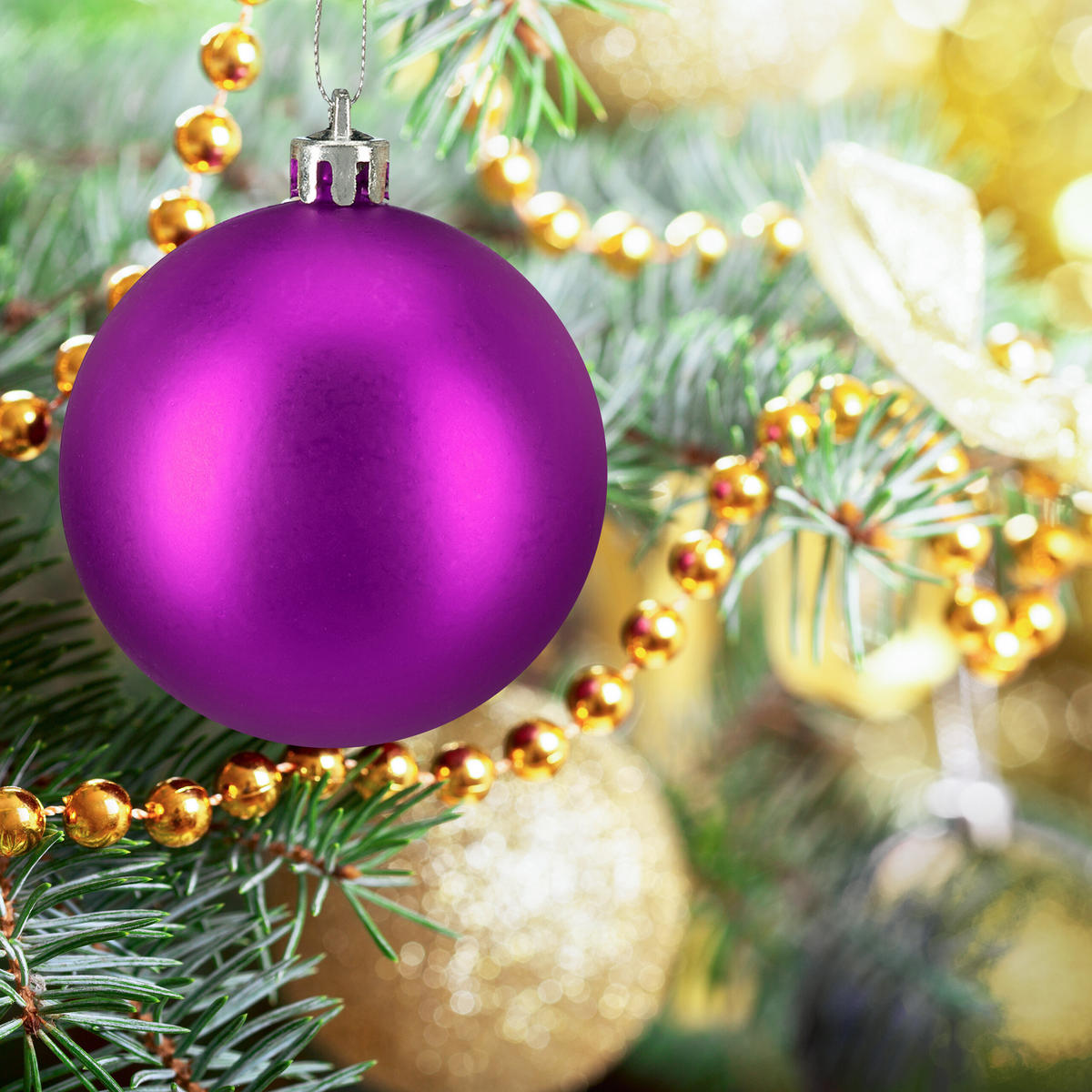 100XWEIHNACHTSKUGELN - Pink, Kunststoff (6/7/6cm) - Relaxdays
