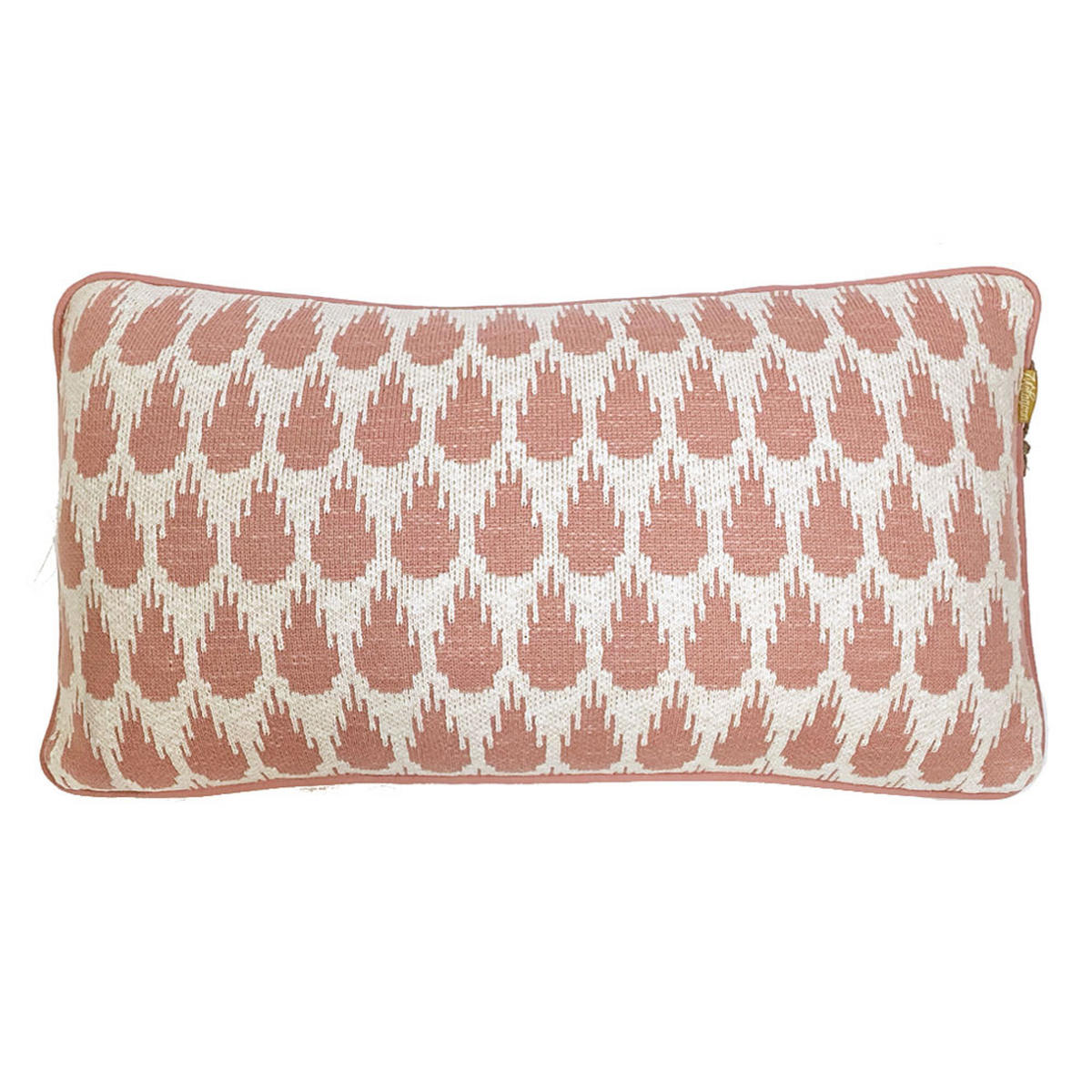 DEKOKISSEN Botanisch Mini gestrickt Rosa 35x60 - Pink, Textil (60/35/12cm) - Malagoon