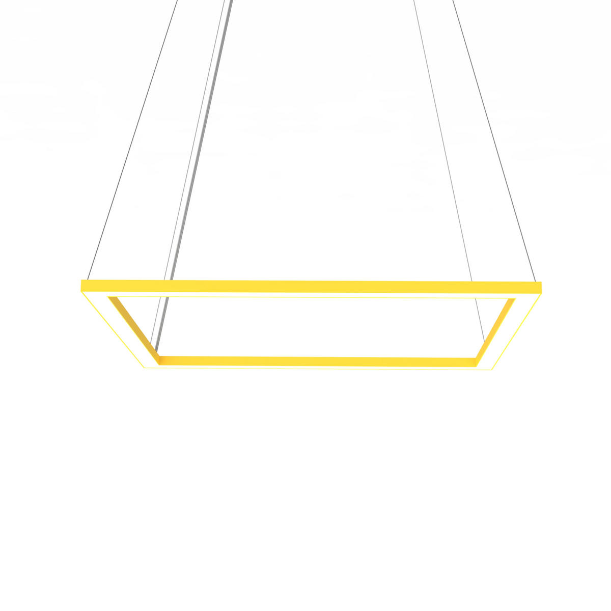LED-HÄNGELEUCHTE - Gelb, Metall (60/60/100cm) - Lumicom