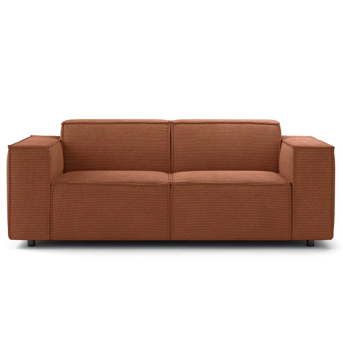 2-SITZER SOFA - Braun, Textil (189/70/96cm) - home24
