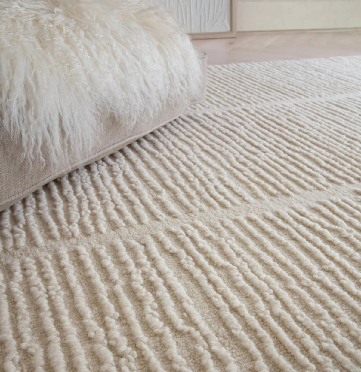 TEPPICH handgetuftet APEX Weiß 160 x 230 cm - Weiß, Naturmaterialien (160/230cm) - Novatrend