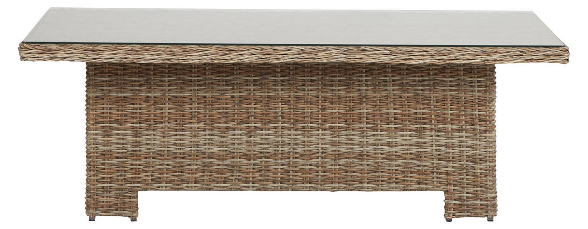 GARTENTISCH Holz - Braun, Holzwerkstoff (84/134/68cm) - ebuy24