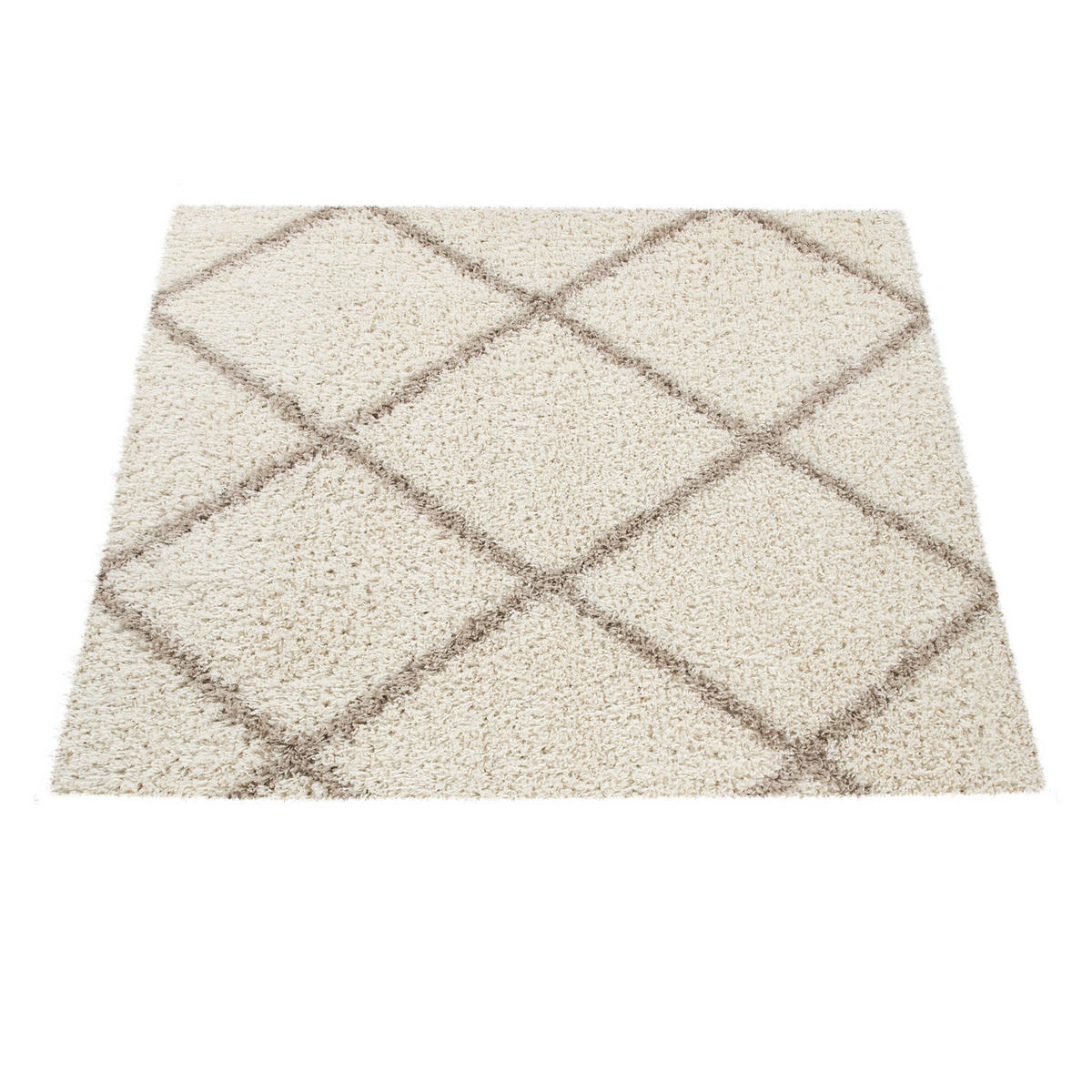 HOCHFLORTEPPICH 160/220 cm Kalmar 441 - Weiß, Textil (160/220cm) - Paco Home