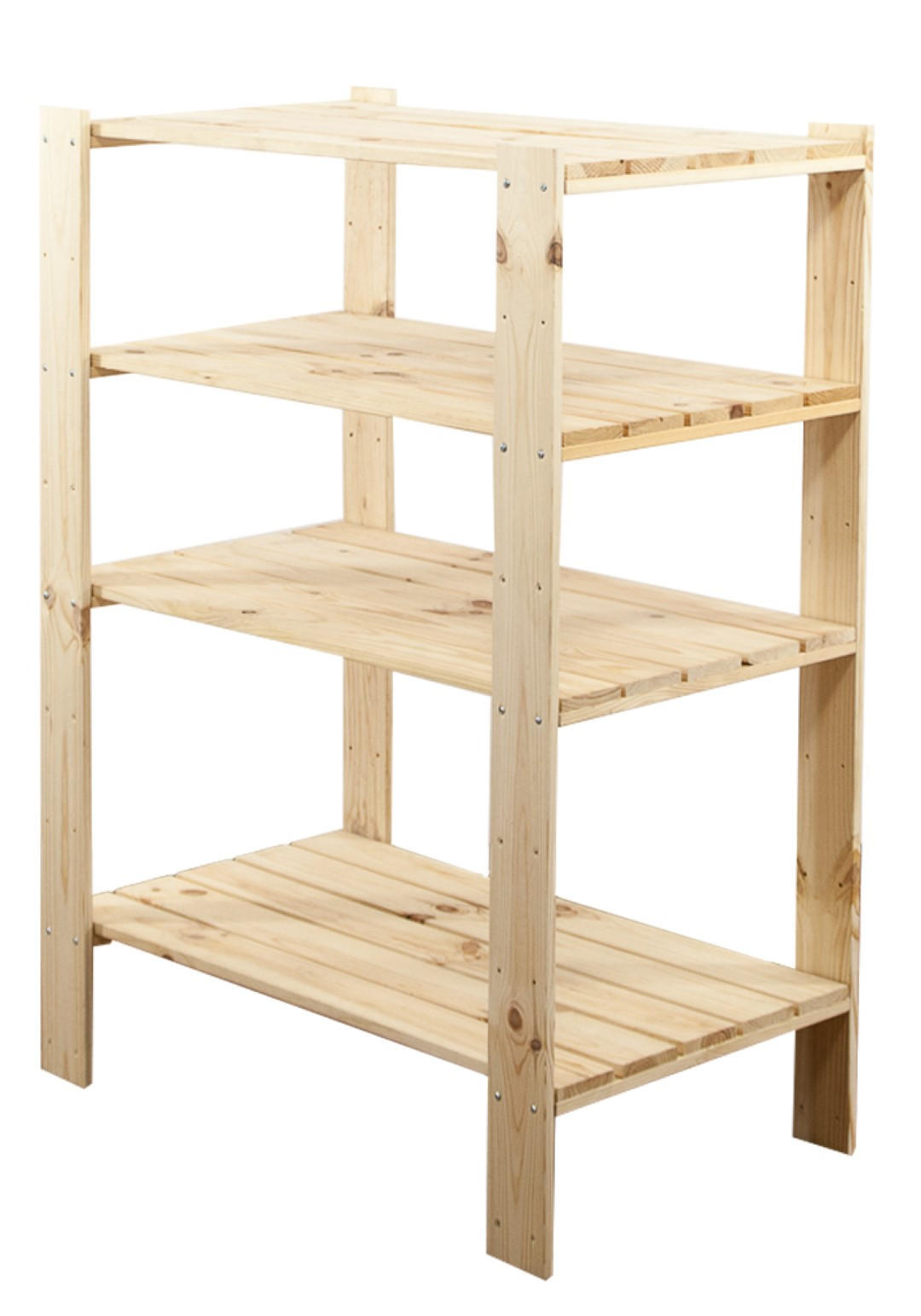 HOLZREGAL WOODLAND 166,4x80x50cm 5 Fachboden Kiefernholz Natur - Naturfarben, Holz (80/166.4/50cm) - PROREGAL