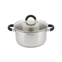 TOPF Silber 20/20/10 cm 7996 - Silberfarben, Glas (20cm) - Kinghoff 