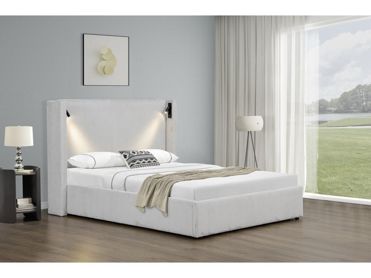 POLSTERBETT Cortina Beige - Beige, Holz/Textil (160/200cm) - Habitat Garten