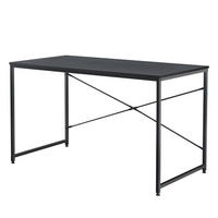 SCHREIBTISCH Røros - Schwarz, Holzwerkstoff/Metall (60/120/72cm) - [en.casa]