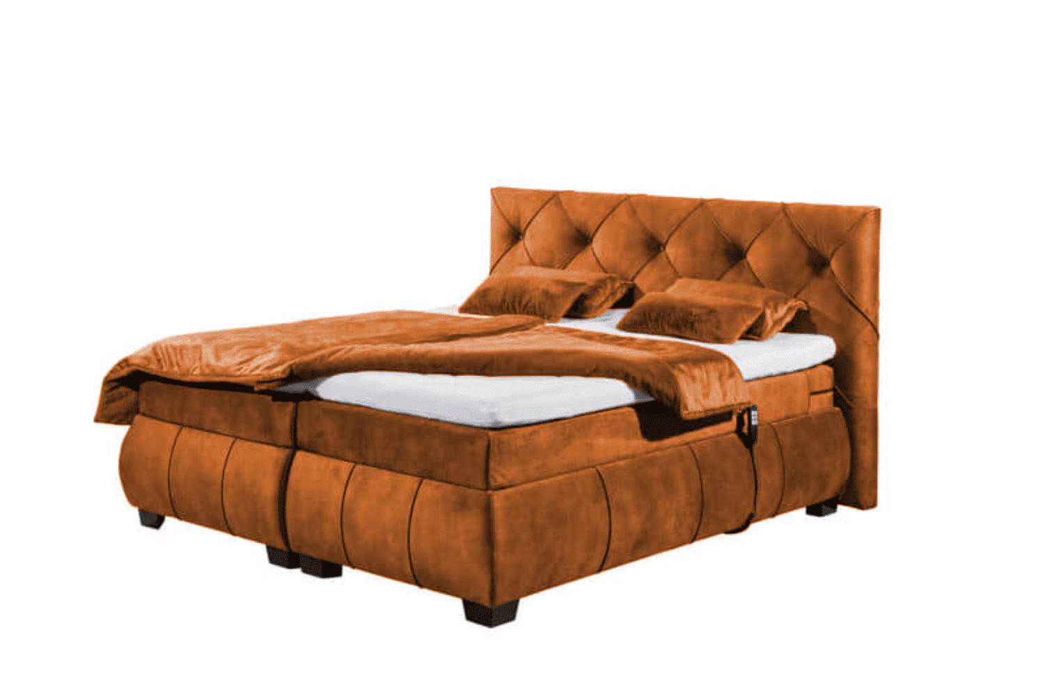 ed exciting design Boxspringbett Terracotta 180x200 cm