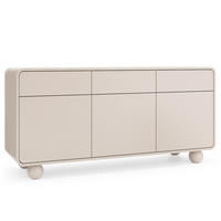 SIDEBOARD TONDO 160/75/39cm mit 3 Schubladen 3 Türen Kaschmir - Kaschmir, Holzwerkstoff (160/75/39cm) - MASSENO