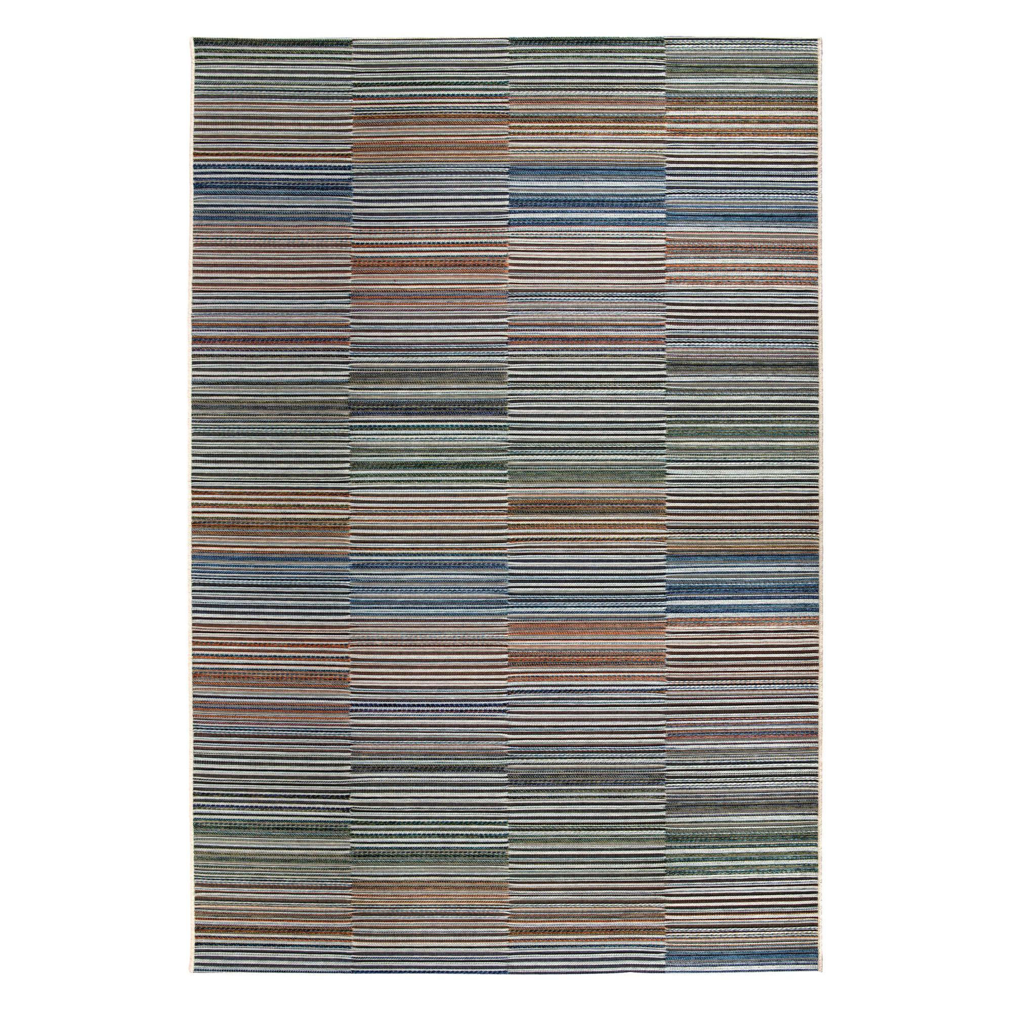 OUTDOOR-TEPPICH Bianca lagunenblau 120 x 170 x 1 cm - Türkis, Textil (120/170cm) - Vivaraise
