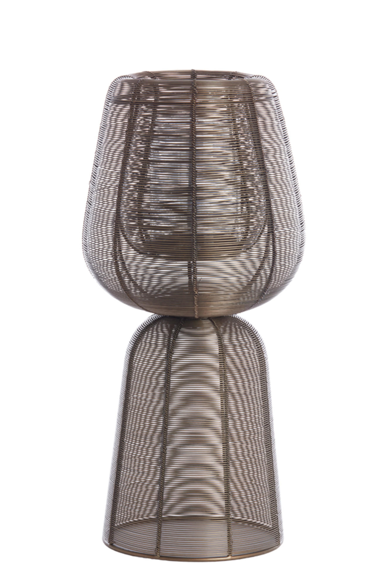 WINDLICHT Fellini Bronze Ø25/52,5 cm - Bronzefarben, Metall (25/52.5/25cm) - Light & Living