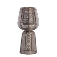 WINDLICHT Fellini Bronze Ø25/52,5 cm - Bronzefarben, Metall (25/52.5/25cm) - Light & Living