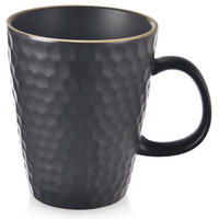 STEINZEUG-BECHER TEEZEIT, Steinzeug, schwarz, 420 ml - Beige, Keramik (0.42L) - Orion 